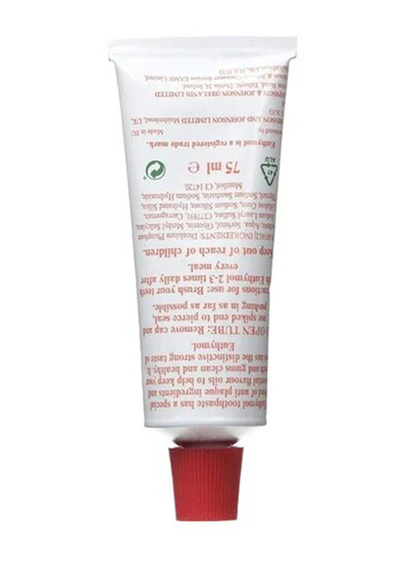 Euthymol Original Toothpaste, 3 x 75ml