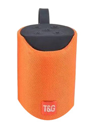 T&G Waterproof Portable Bluetooth Speaker, Orange/Black