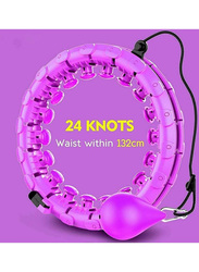 XiuWoo Smart Hula Hoop with Massager Nub, T182, Purple