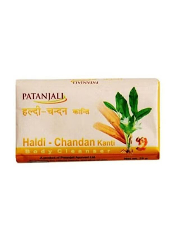 Patanjali Haldi Chandan Kanti Body Cleanser Soap, Cream, 150g