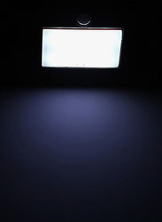 Solar Motion Sensor LED Wall Light, Black