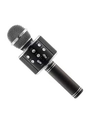 Bluetooth Karaoke Microphone, WS-858, Black/Silver