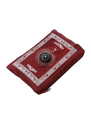 Portable Islamic Muslim Religious Prayer Mat, 60 x 100cm, Red
