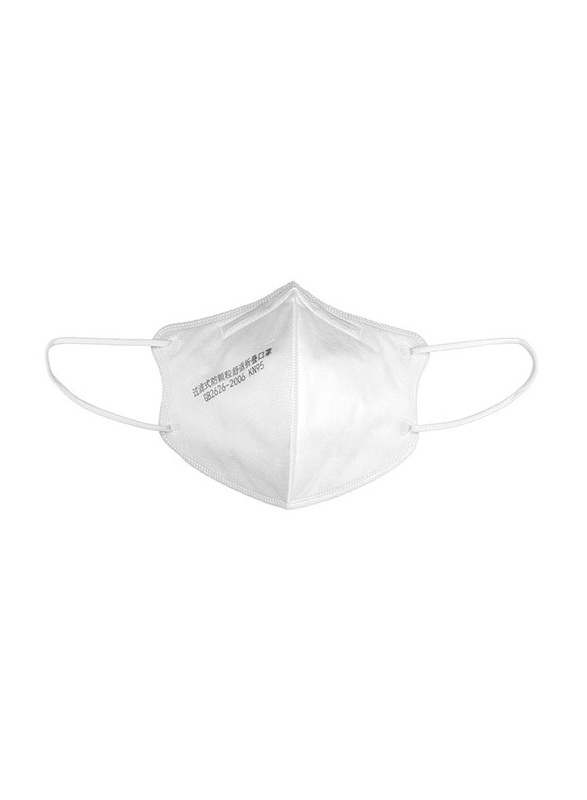 3-Ply Disposable KN95 Face Mask, White, 20-Pieces