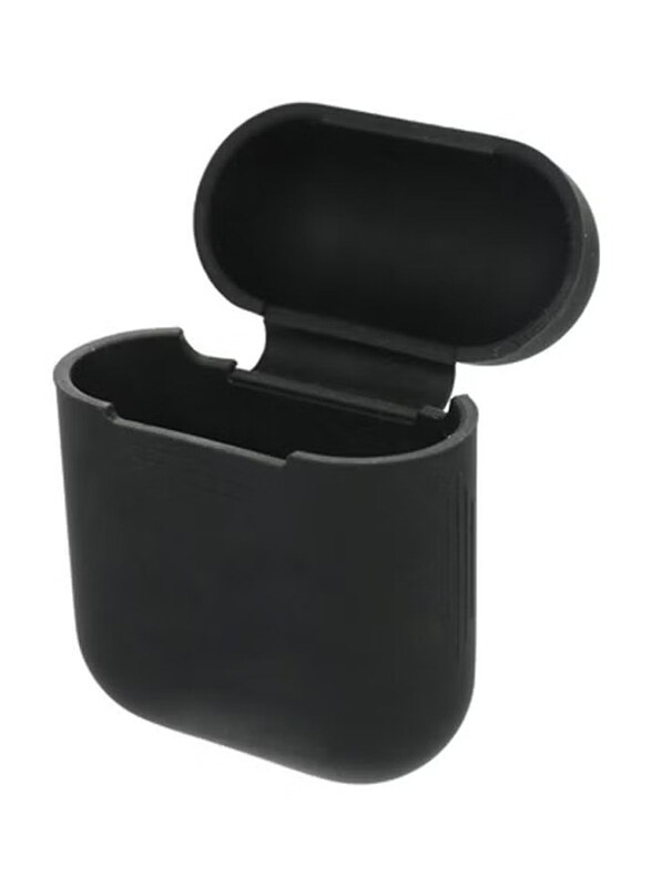 Silicone Protective Case For Apple AirPods, EM412, Black