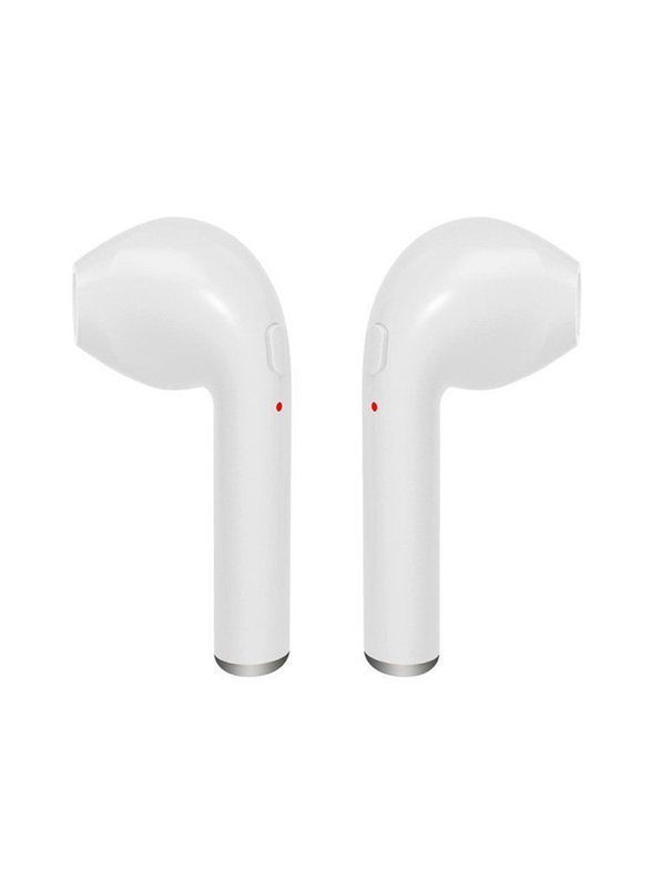 Wireless In-Ear Anti-Noise Bluetooth Earbuds with Charging Box, White