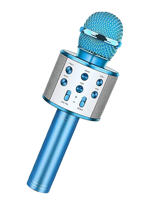 

Generic WS-858 Wireless Handheld Karaoke Microphone, PAA2385BL_P, Blue