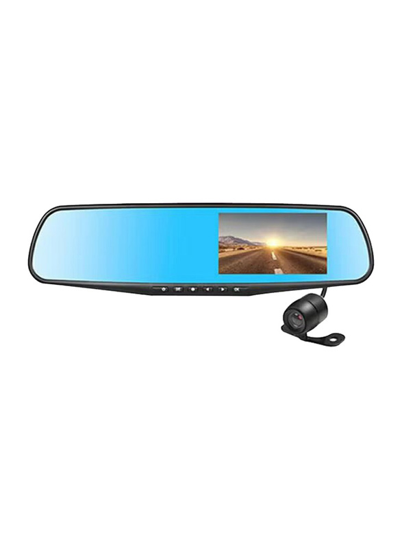 DVR Rear View Mirror with Camera, Black