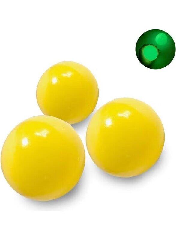 XiuWoo Glowing Stress Relief Sticky Balls, 3 Pieces, Ages 3+