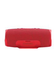 Toshonics Charge 4 Portable Waterproof Bluetooth Speaker, Red