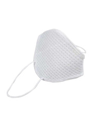 KN95 Disposable Safety Face Mask Set, White, 10-Pieces