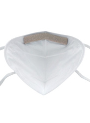KN95 Quadruple Protection Face Mask, White, 1-Piece