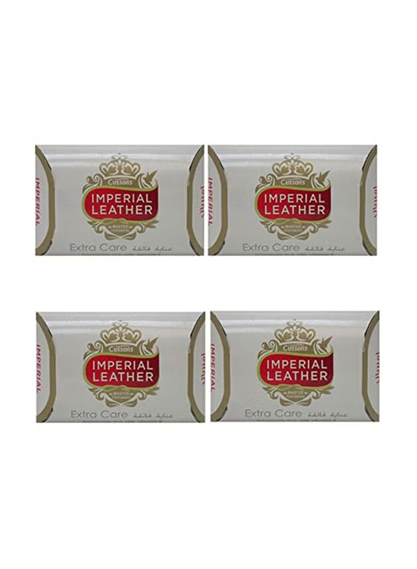 Imperial Leather Extra Care Soaps, White, 4 x 75g