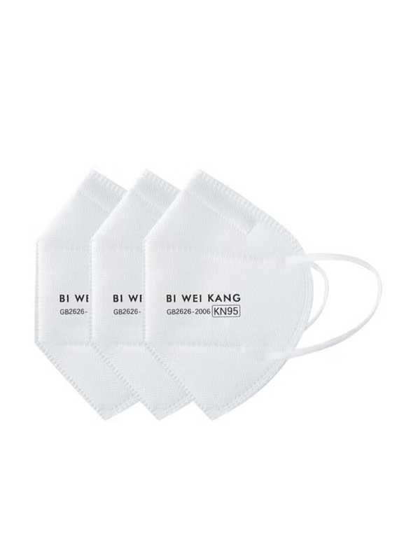 KN95 Soft Breathable Disposable Face Mask, 10 Pieces