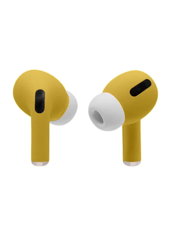 Wireless In-Ear Headphones With Charging Case, Yellow