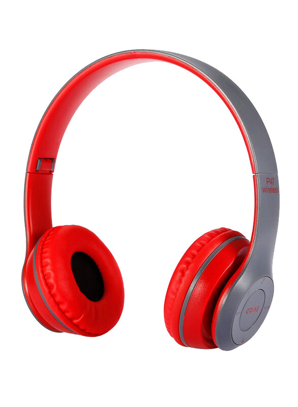 

Generic P-47 Wireless In-Ear Headset, Red/Grey