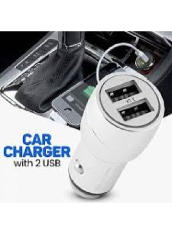 Smart Berry Fast Car Charger with 2 USB Port, Black