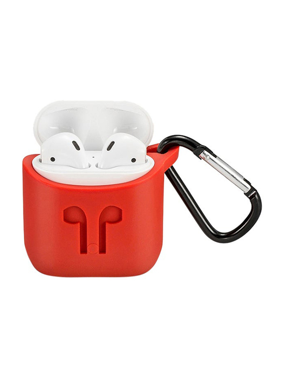 Protective Charging Case Cover for Apple AirPods, Red