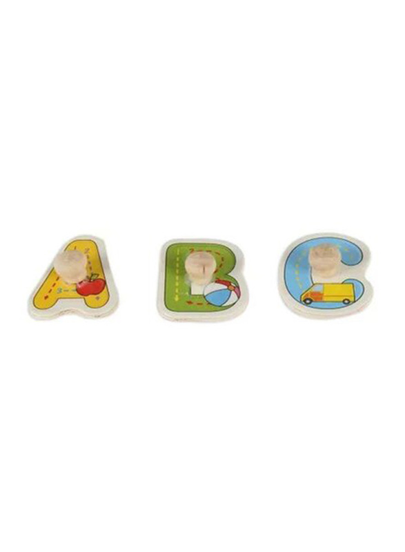 Baybee Premium Wooden Alphabet Puzzle Set, Ages 3+