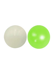 Xiuwoo 2-Piece Glowing Stress Relief Sticky Balls, TT238, Ages 3+ Years