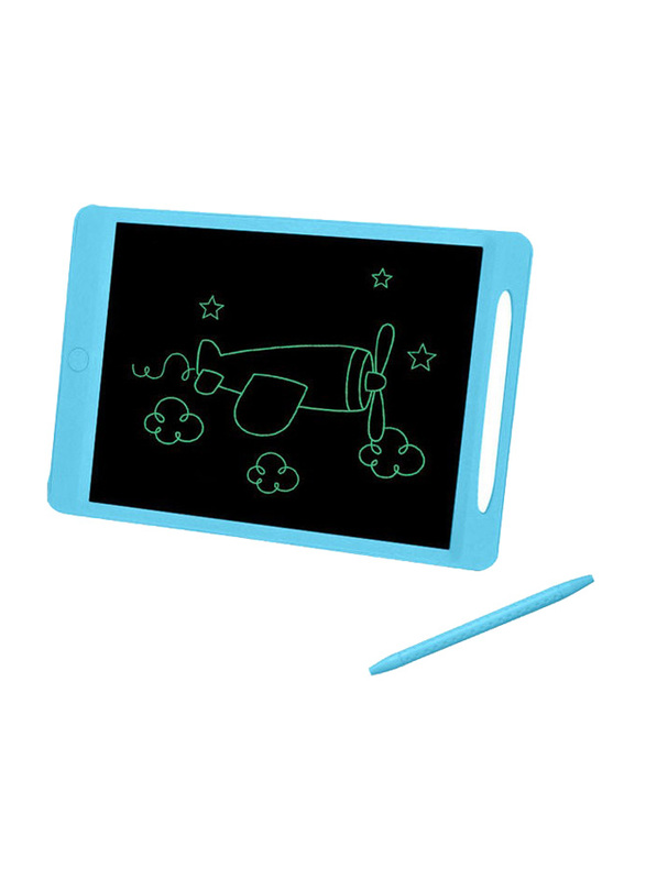 Erasable LCD Writing & Drawing Tablet with Pen, Ages 2+, Black/Blue