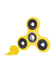 360 Degree Rotation Fidget Spinner, Ages 6+, Yellow