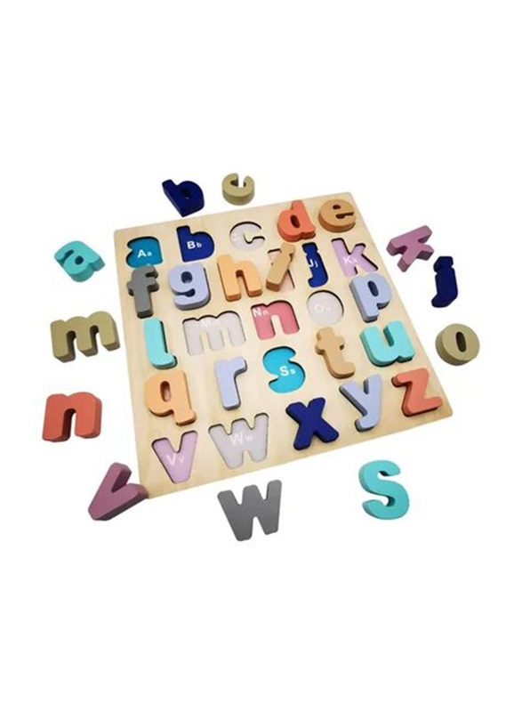 Wooden Alphabets Puzzle Board Set, 27 Pieces, Ages 3+