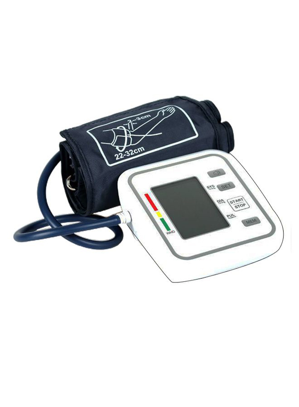Upper Arm Automatic Blood Pressure Monitor, W10987S-1, White