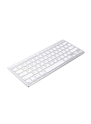 Wireless/Bluetooth English Keyboard for Apple iPad, White