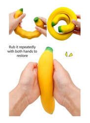 Non-Toxic Stretchy & Floppy Banana Stress-Relief Squishy Toy, Ages 6+