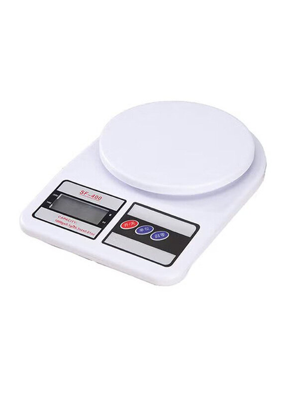 

Generic Electronic Digit Weighing Kitchen Scale, White