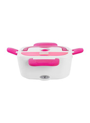 Portable Electric Heating Lunch Box, DW2440, Pink/White
