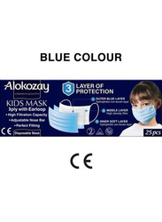 Alokozay Kids Surgical Disposable Face Mask Set, 25 Pieces