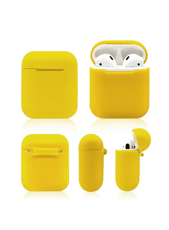 Silicone Case For Apple AirPods, 1V4772Y, Yellow