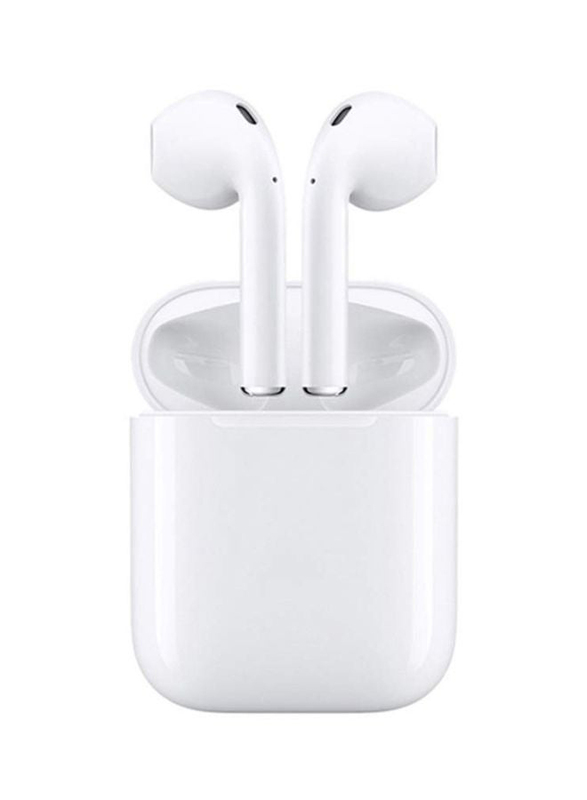 Bluetooth In-Ear Earphones with Charging Case, White