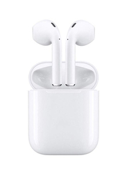 Bluetooth In-Ear Earphones with Charging Case, White