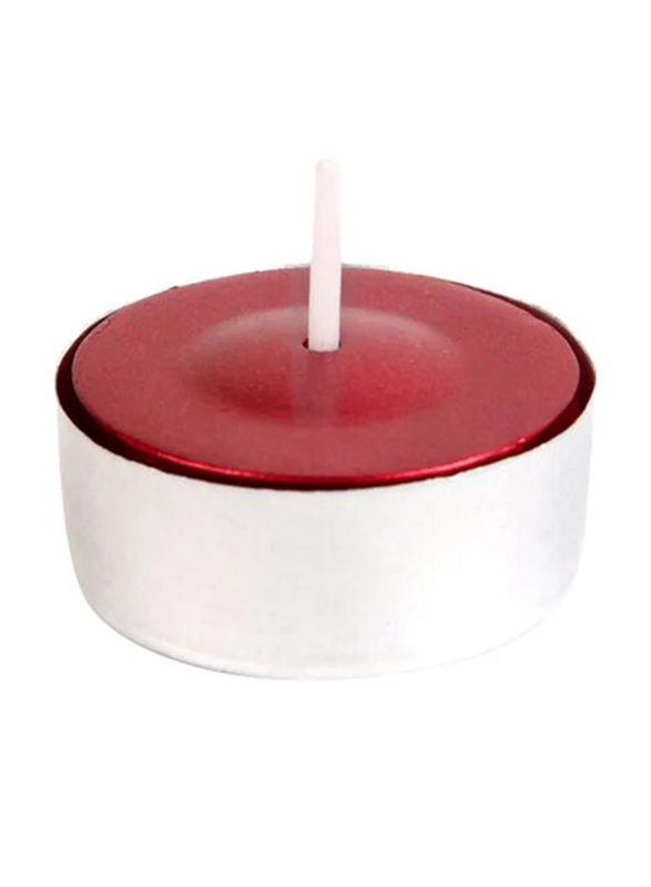 Tea Light Candle Set, 50 Pieces, Red