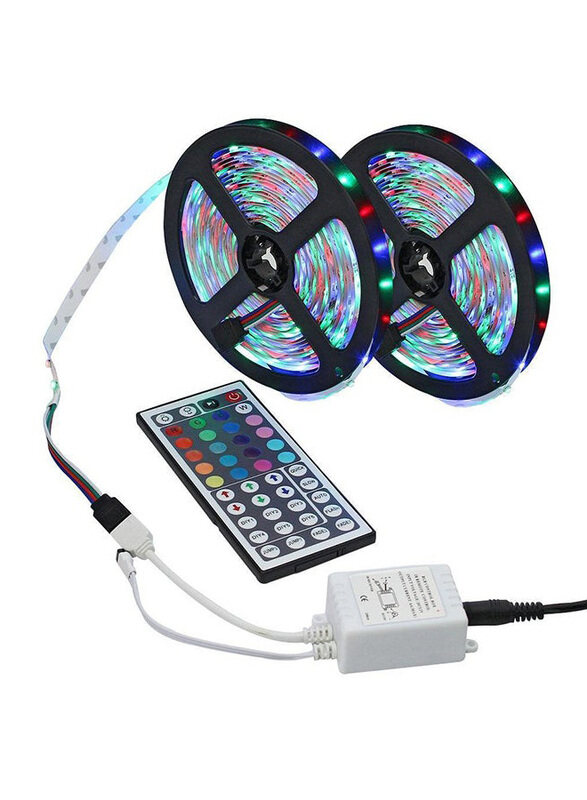 

Ehome 10-Meter RGB Flexible LED Light Strip with Remote Control, Multicolour