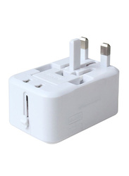 Otravel Portable Universal Travel Adapter, White