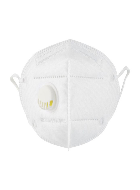 KN95 Anti Pollution Face Mask, White, 1-Piece