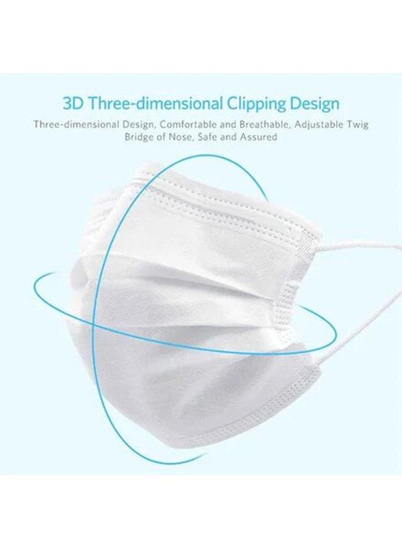 Disposable Face Mask Set, 50 Pieces