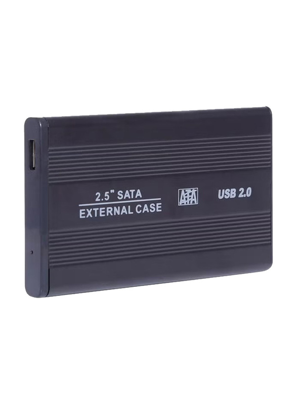 2.5-inch HDD Sata External Case For Laptop, Black