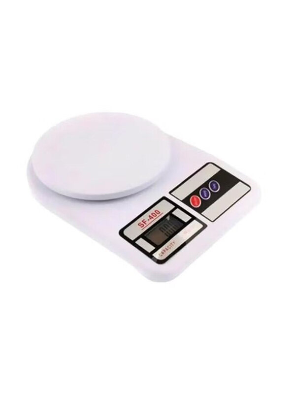 

Generic Digital Kitchen Scale with LCD Display, White