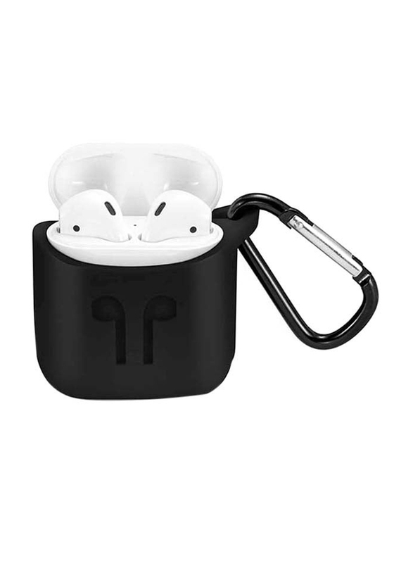 Silicone Protective Cover Case for Apple AirPods, Black