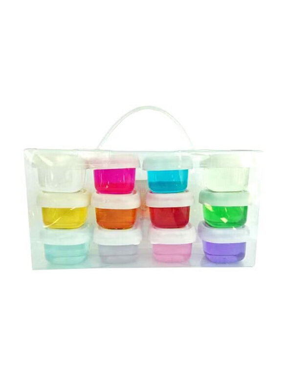 

Artlook Crystal Soft Clay And Slime Jelly Putty Set, 12 Pieces, Ages 3+