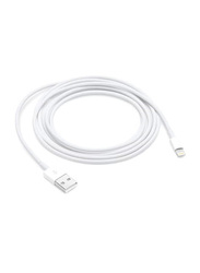 2-Feet Lightning Charging Cable, USB Type A to Lightning Cable for Apple iPhone 6/7, White