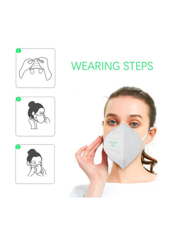 KN95 Face Mask, 10 Pieces