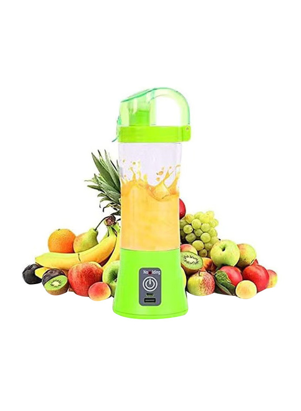 380ml Mini Portable Personal Size Usb Rechargeable Fruit Juicer Machine, 384.22482458.17, Green