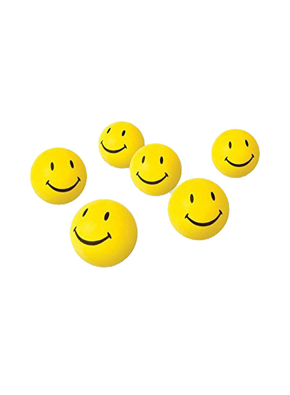 Webby 12-Piece Smiley Face Printed Squeeze Ball Set, 136333, Ages 3+ Years