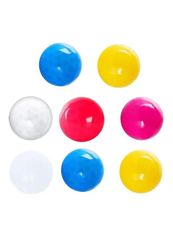 XiuWoo Glowing Stress Relief Sticky Balls, 8 Pieces, Ages 3+